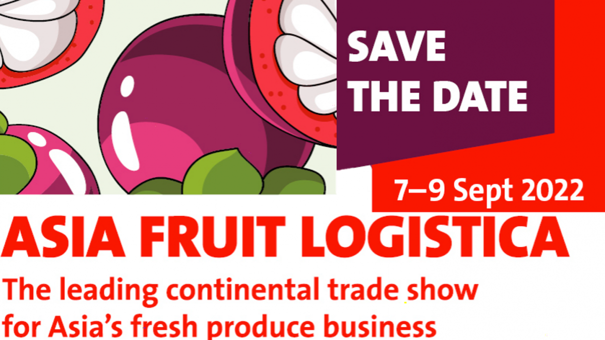 [Press Release] Asia Fruit Logistica Rescheduled to September 2022